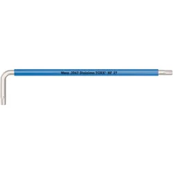 Wera 3967 SXL HF TORX Winkelschlüssel Multicolour mit Haltefunktion, lang, Edelstahl Blau - 05022686001 - Blau