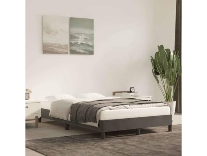 Holzwerkstoff robuste Metallbeine Stabil Schlafzimmer 90x200 cm Schwarz Bettgestell Schwarz 90x200 cm Holzwerkstoff und Metall stabil mit Kopfteil Lattenrost fuer Schlafzimmer Gästezimmer