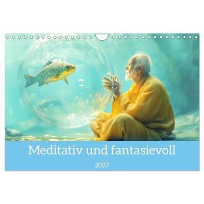 Meditativ und fantasievoll (Wandkalender 2027 DIN A4 quer), CALVENDO Monatskalender