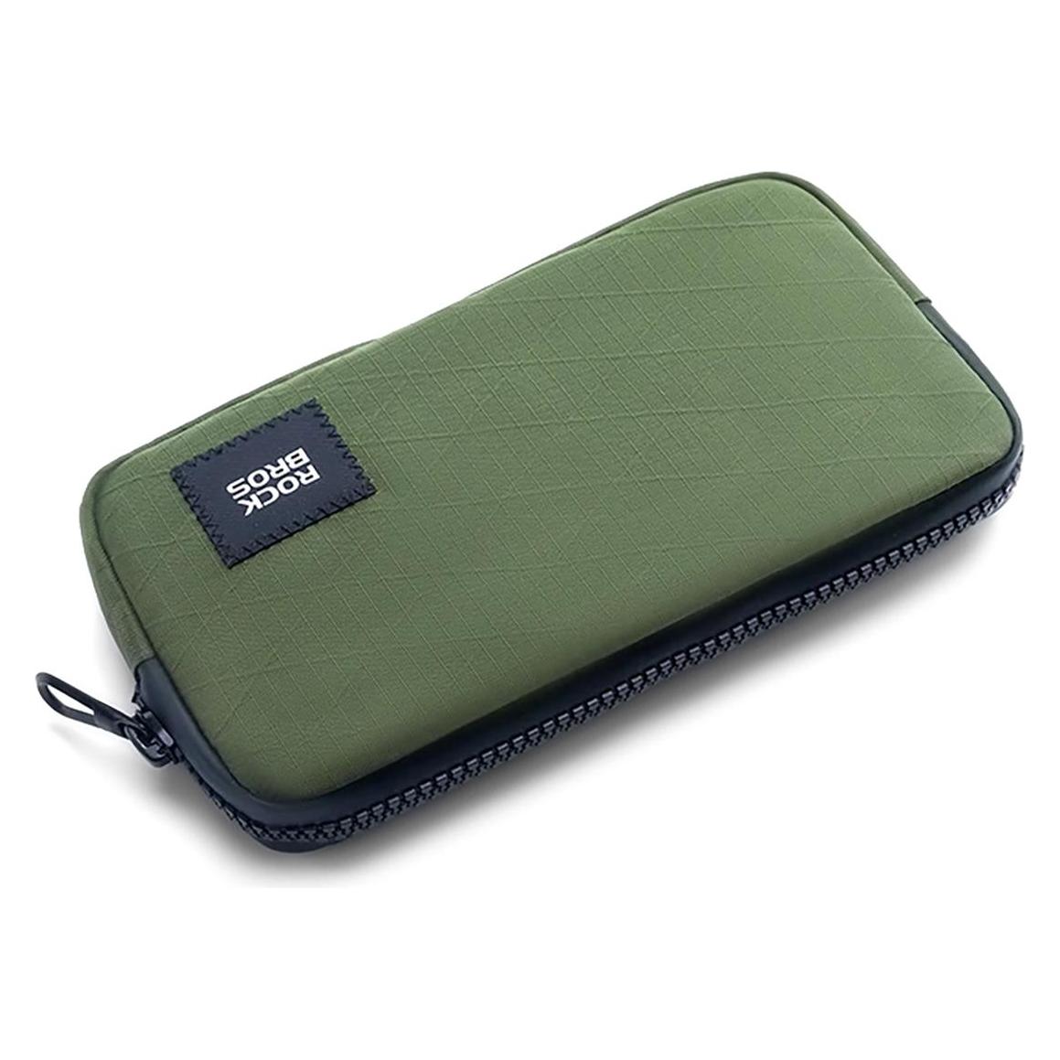 Rockbros bicycle bag 30990043002 for phone, keys, wallet 0.15 l - dark green (Gepäckträgertasche) (Rockbros-30990043002)