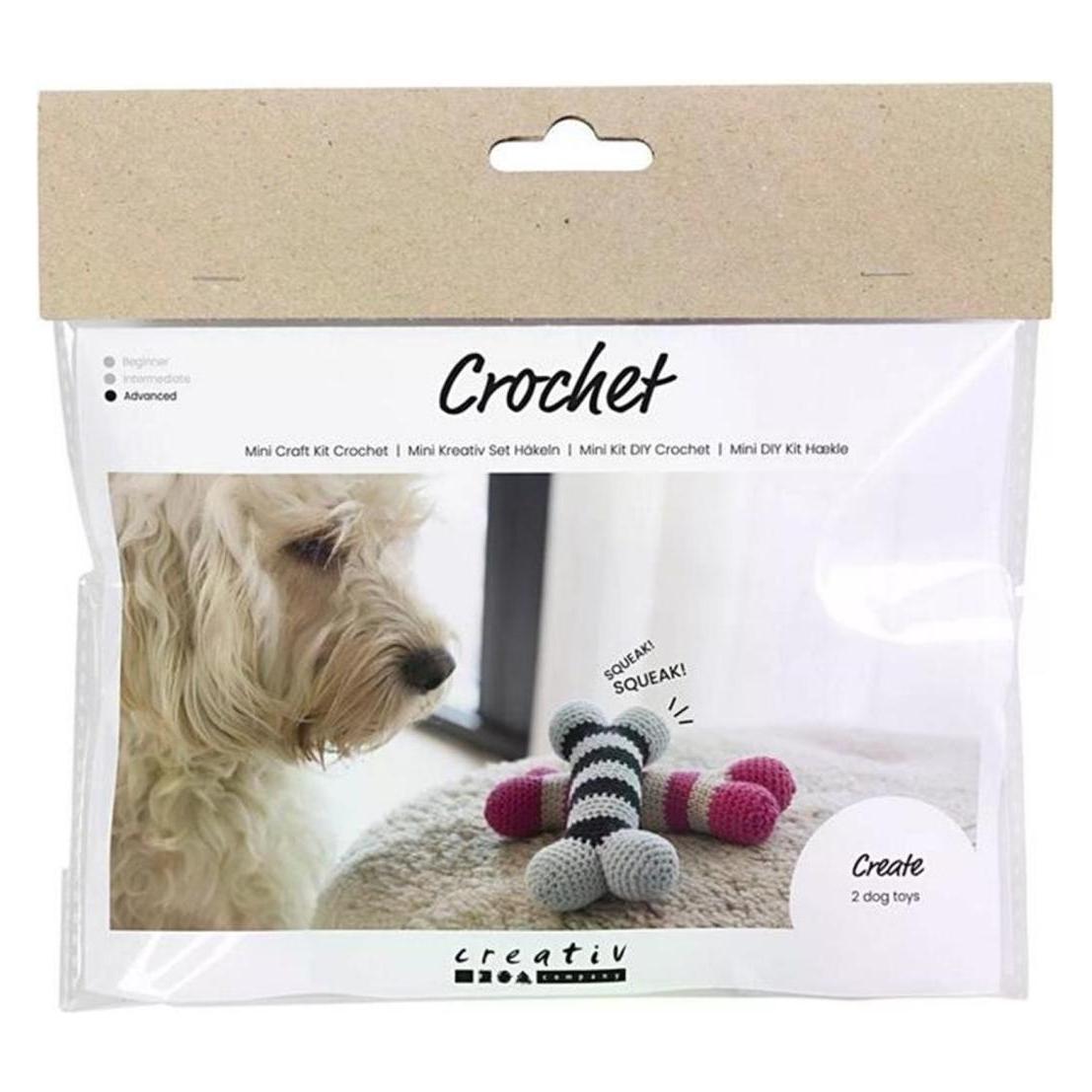 Creativ Company Bastelset Häkeln Hundeknochen (977674)