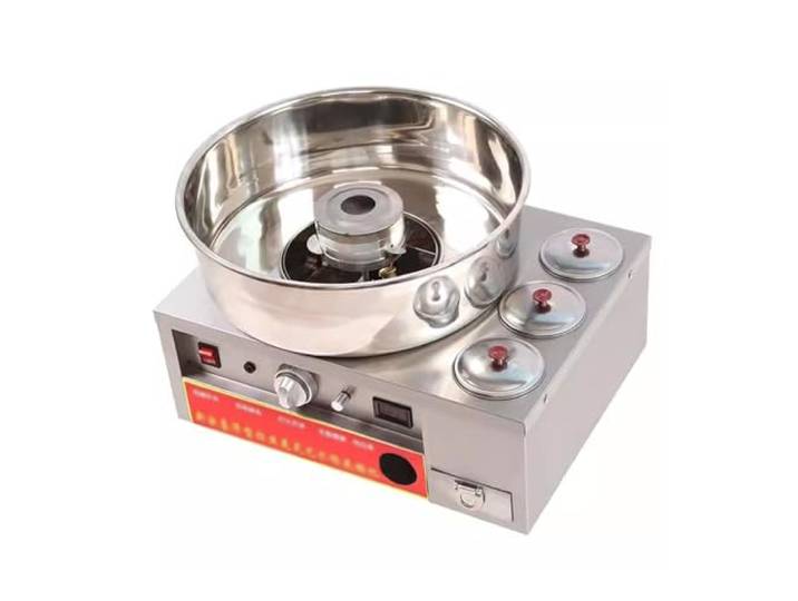 Zuckerwattemaschine Zuckerwattemaschine Kommerzielle elektrische Gas-Desktop-Zuckerdose Drahtziehmusterproduktion Mobile
