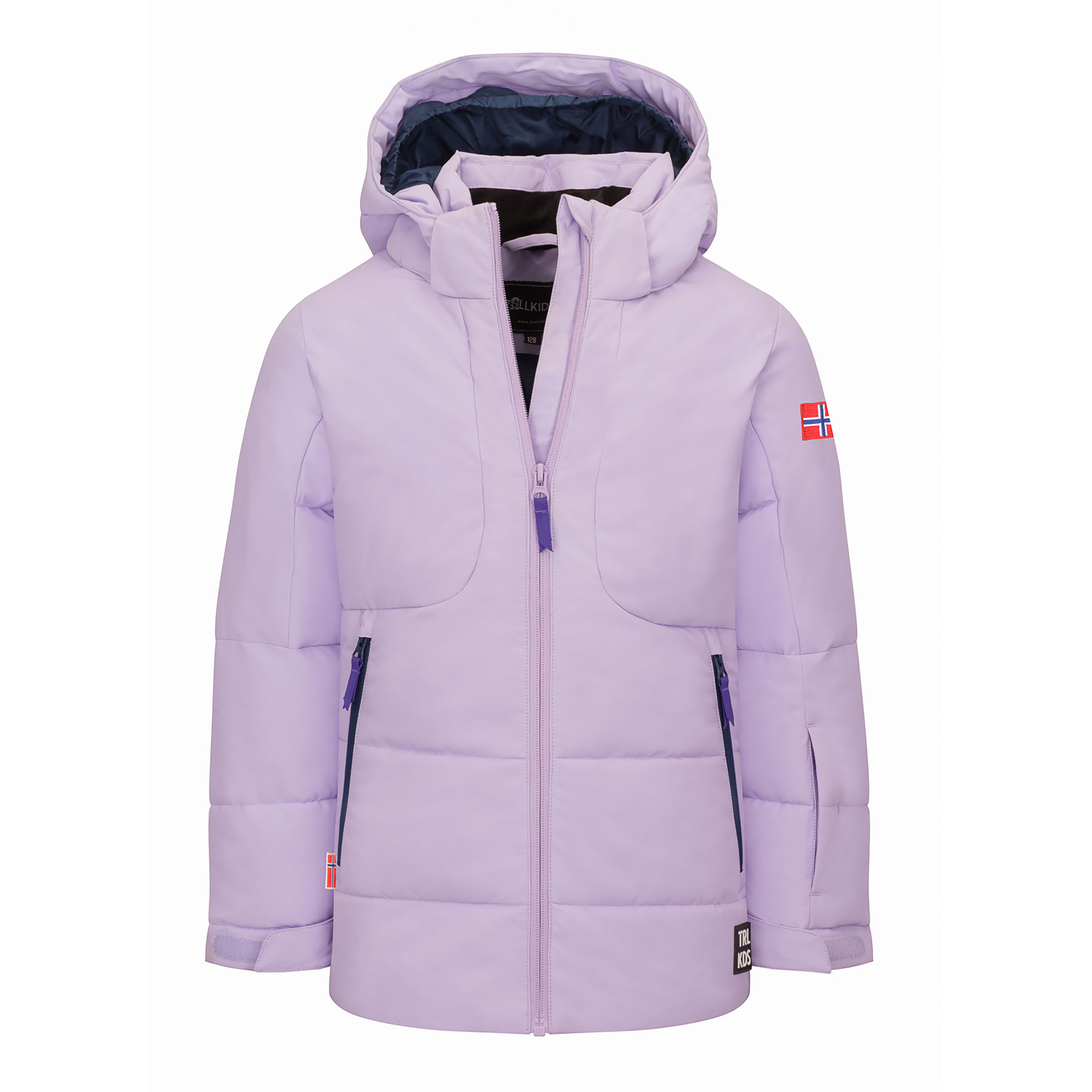 Trollkids Girls Rauland XT Kinder Isolationsjacke lila Größe 164 Skifahren Wasserabweisend