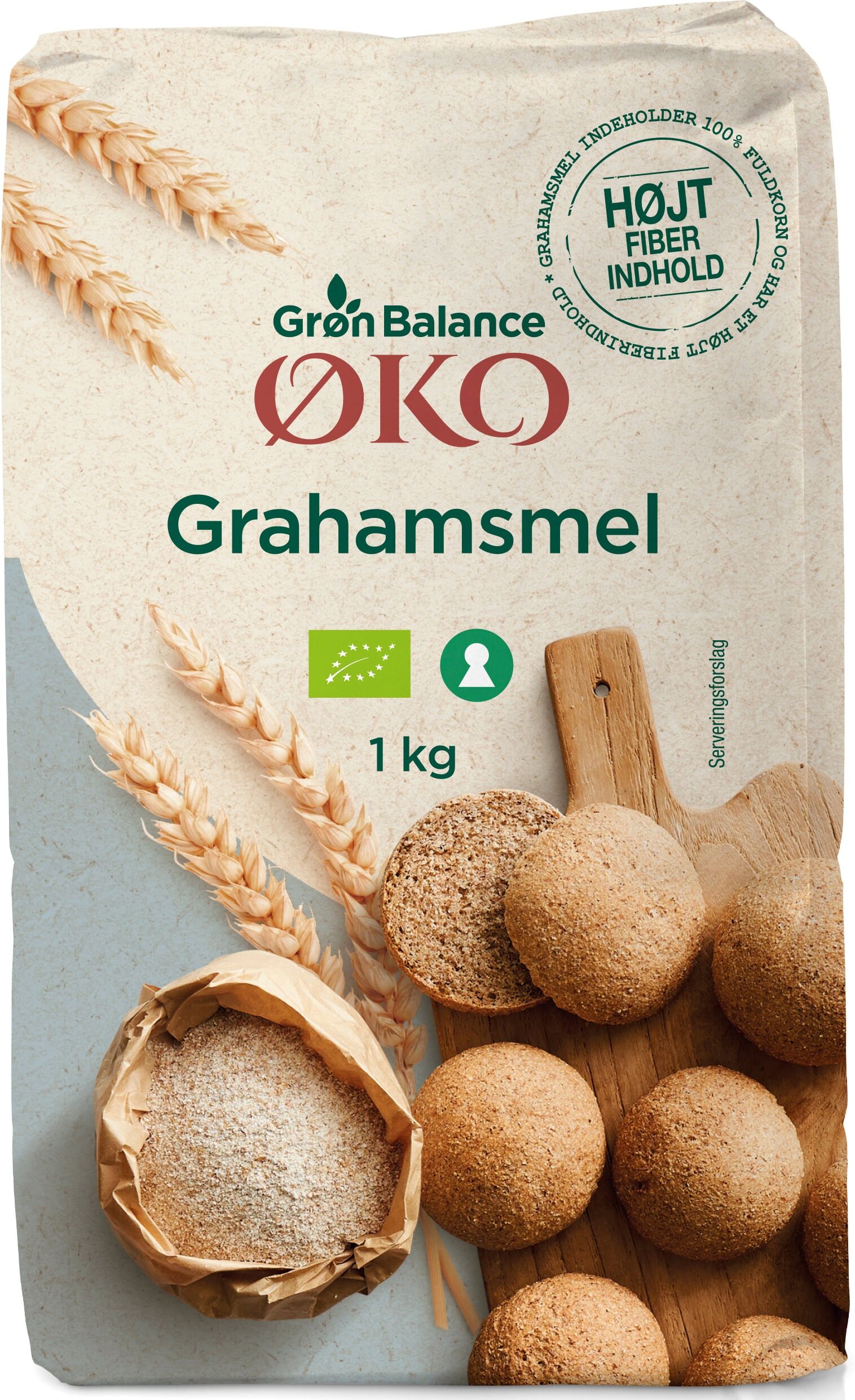 Grön Balance Bio-Grahamsmehl 1kg - 1 kg