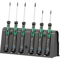 Wera 2052/6 Elektronik- u. Feinmechanik Schraubendreher-Set 6teilig Innen-Sechskant 05118156001