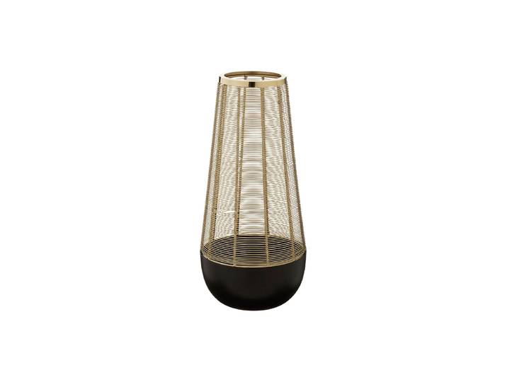 Grosses Design Windlicht „Nina“ Gold, Schwarz FIFTY FIVE SOUTH