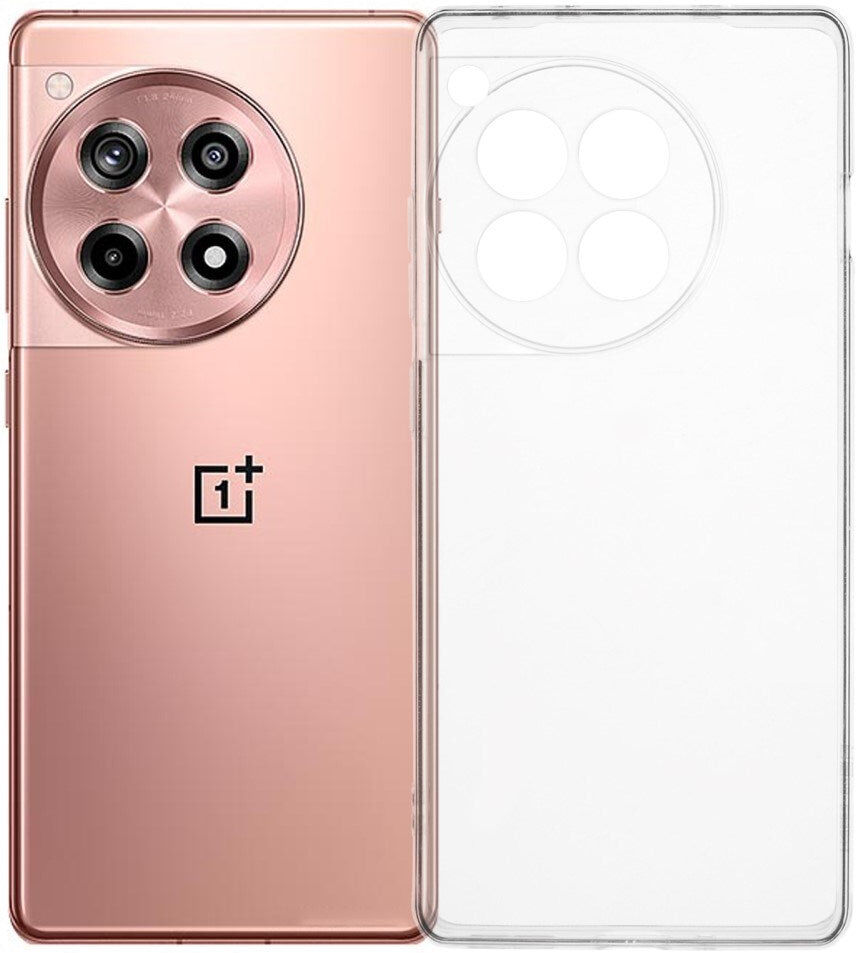 OnePlus 12R - EIDERWOOD Fleksibelt Plastik Bagside Cover - Gennemsigtig