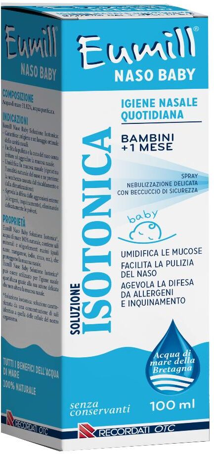 RECORDATI SpA Recordati - Eumill Naso Baby Isot.Spray 100 ml