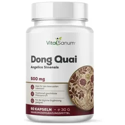 VitaSanum® – Dong Quai (Angelica sinensis) – 500 mg – 1 Kapsel Tagesportion