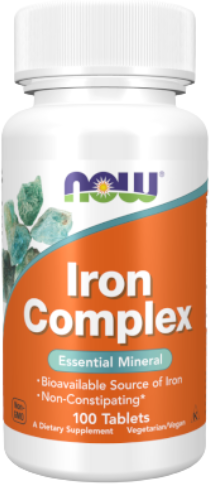 Now Complexo de Ferro Mineral Essencial 100comps