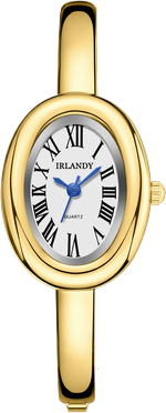 Fusion Finds Elegant Women's Bracelet Watch With Roman Dial Quartz Watch Fashion Bangle Wristwatch For Women gold White