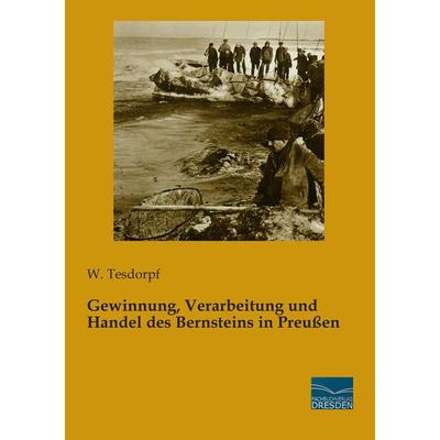 Gewinnung, Verarbeitung und Handel des Bernsteins in Preußen, Taschenbuch von W. Tesdorpf, Fachbuchverlag Dresden, 978-3-95692-768-3