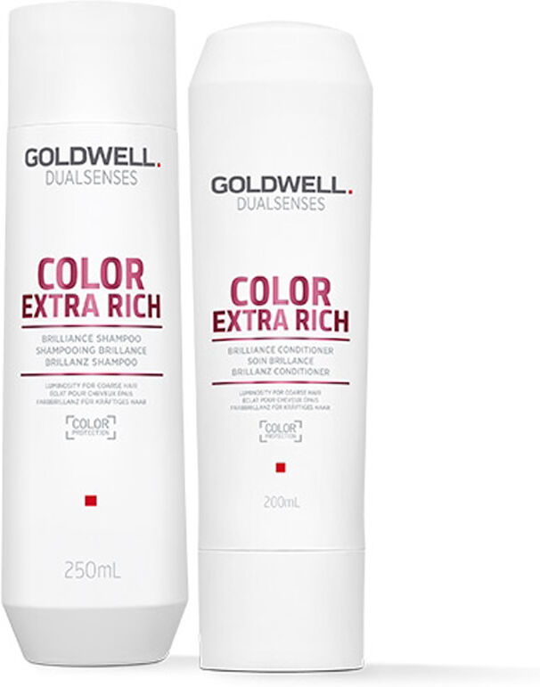 Goldwell Dual Senses Color Brilliance Extra Rich Shampoo 250ml and Con