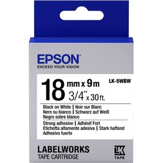 Epson LK5WBW Tape String