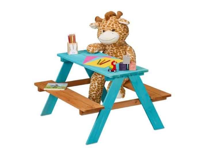 Relaxdays Kindersitzgarnitur aus Holz