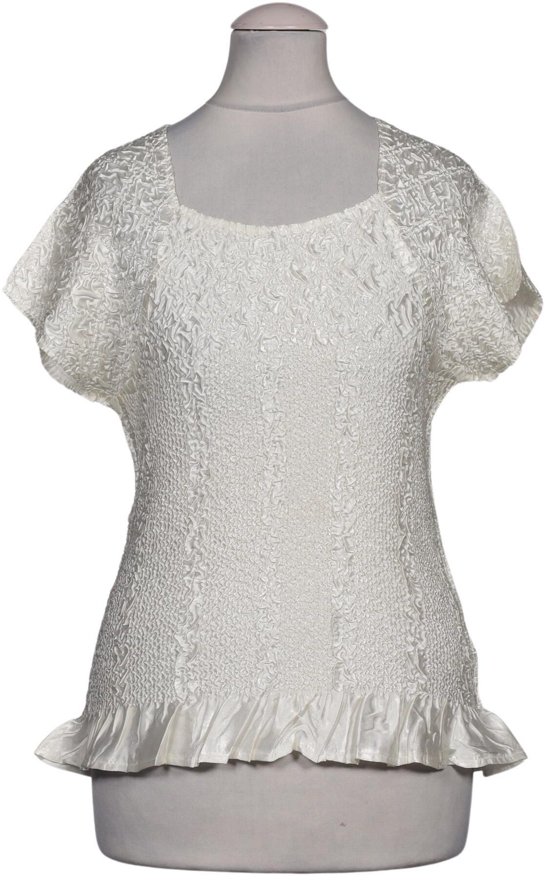 Kriss Trading Sweden Damen Bluse, Weiß, Gr. XS, Synthetik - Second Hand