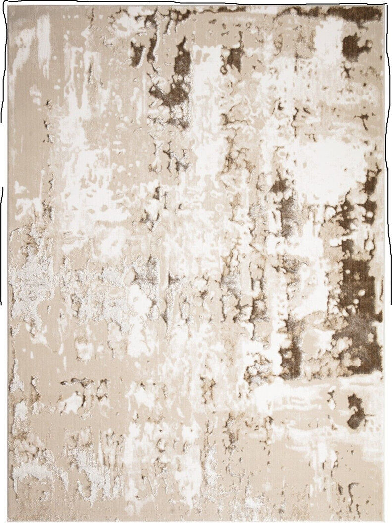 Borough Wharf Lievin Abstract Berber Area Rug Rectangle 80 x 150cm