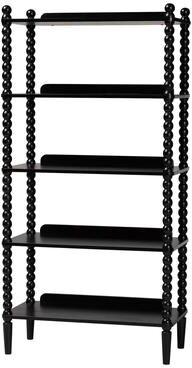 Baxton Studio Lucera Bobbin 5-Tier Display Shelf
