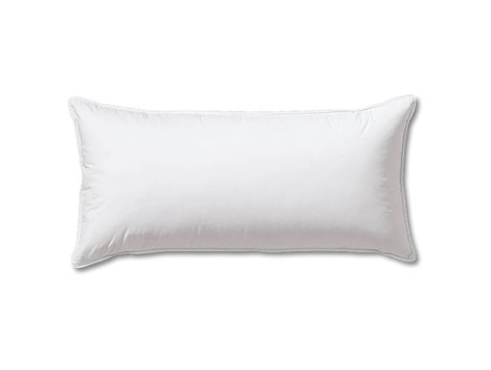 Coussin en duvet Trio Soft Blanc 50 x 75cm Coton