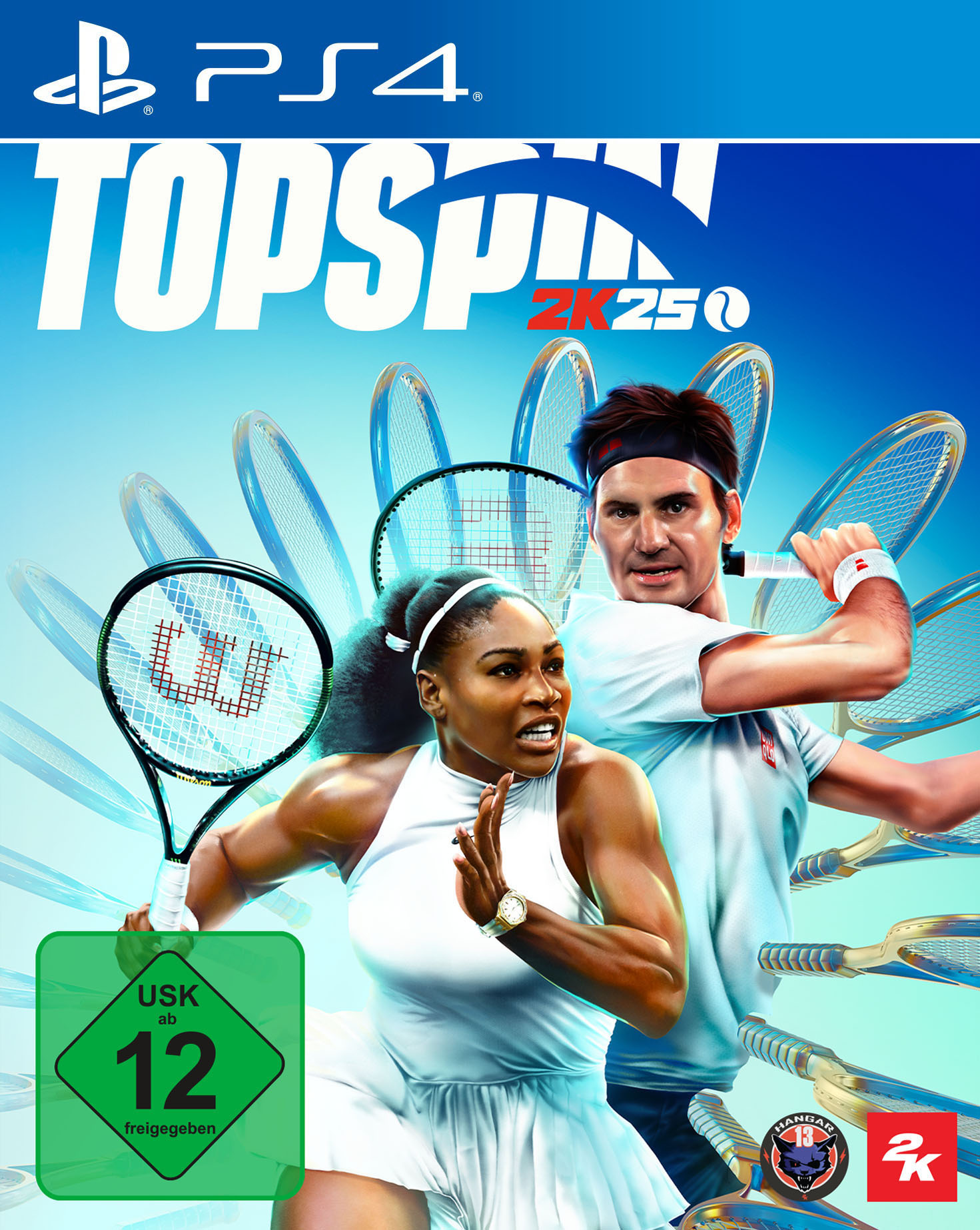2K Spielesoftware "TopSpin 2K25", bunt (weiß, neutral), PlayStation 4, Spielesoftware, Spielesoftware