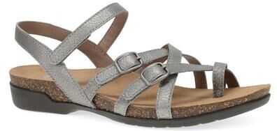 Women's Roslyn Sandal by Dansko in Antique Silver (Size 41 M)