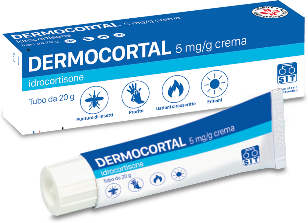 SIT LABORATORIO FARMAC. Srl Dermocortal 5 mg/g crema, 20 g