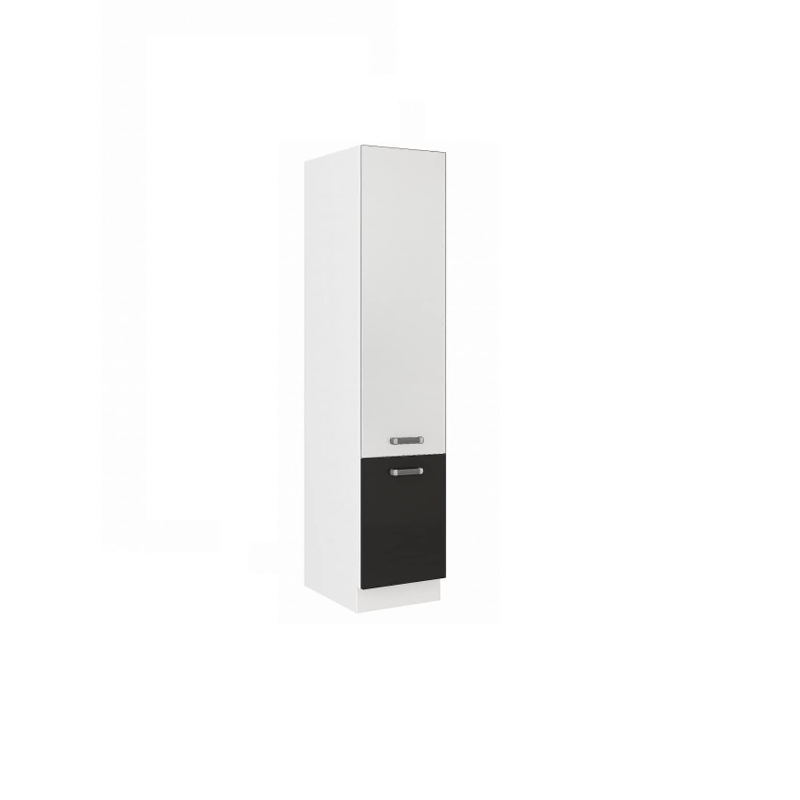 Küchen Vorratsschrank 40 cm für das Modell „Omega 240 Schwarz + Weiss“