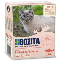 BOZITA Feline Stückchen in Soße mit Lachs 370 g