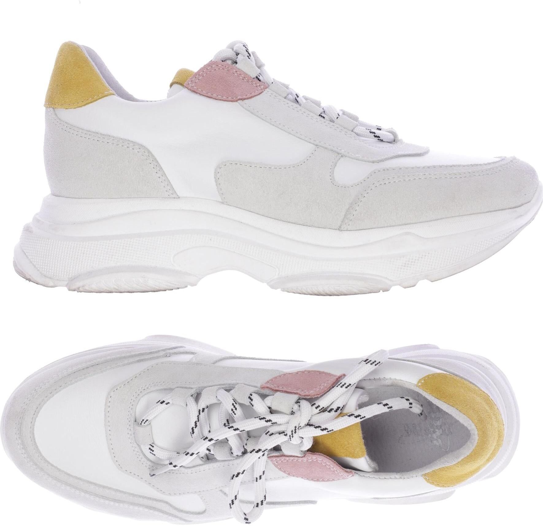 SPM Damen Sneaker, Weiß, Gr. EU 39, Leder - Second Hand