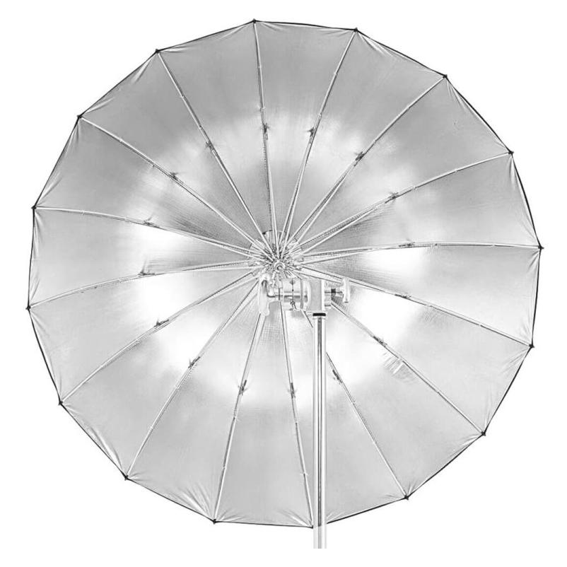 Godox 105cm Parabolische Paraplu Zwart & Zilver (Parabole Softbox, Reflektor, Schirm, 105 cm) (5840)