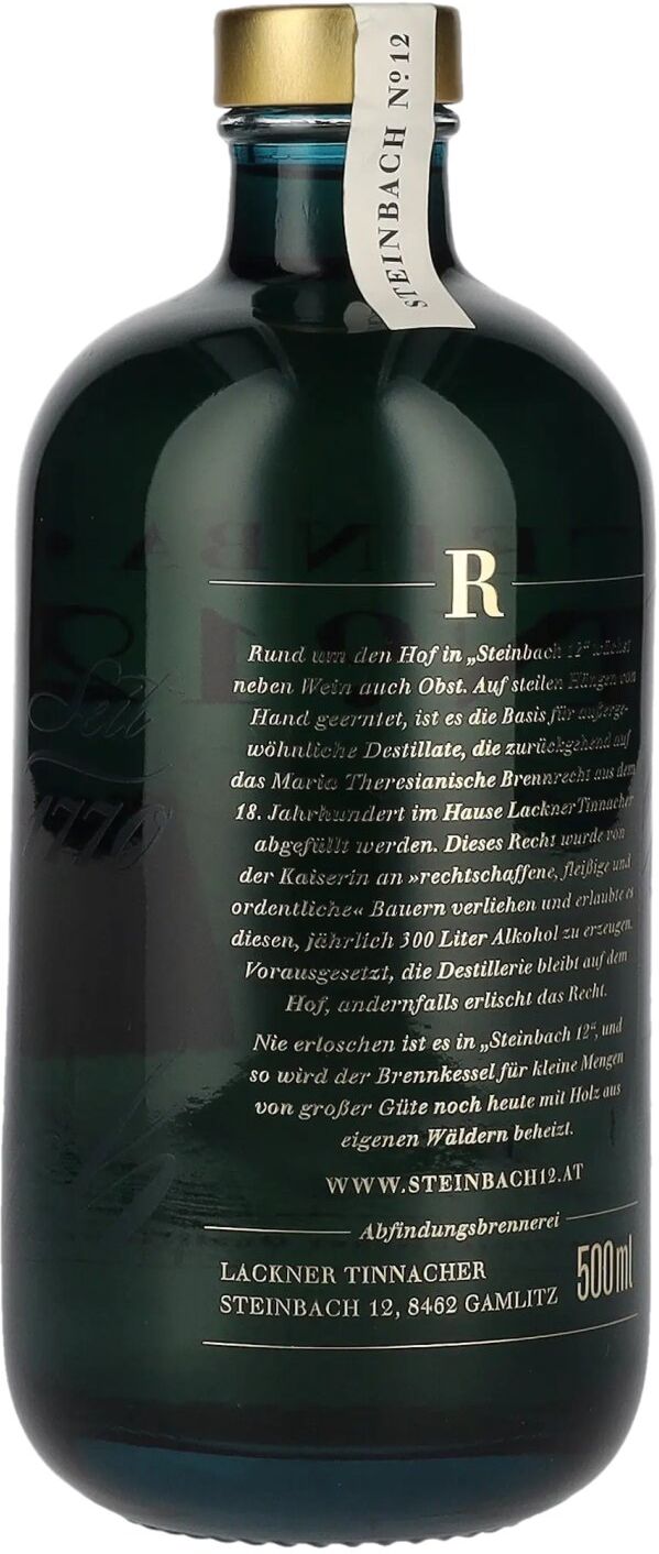 Lackner Tinnacher Steinbach N°12 Alter Apfel 40% Vol. 0,5l