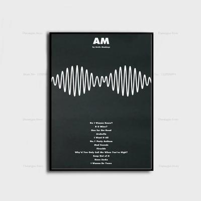 Inspire Essentials Arctic Monkeys Album Cover Poster Canvas Music Wall Art Decor 12 15.75 X 23.62 In