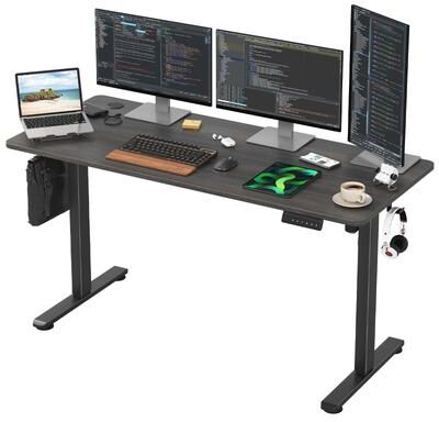 Kodotan sofa Electric Standing Desk Adjustable Height Sit Stand Home Office Desk With Splice Board