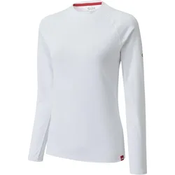 Gill, Damen, Funktionsshirt, UV Tec L/S Tee, Damen (34), Weiss