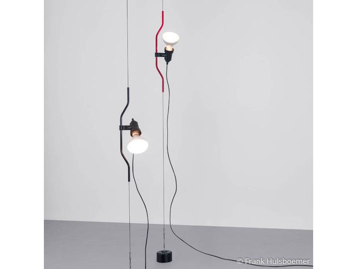 Suspension Parentesi noire sans variateur d'intensité - FLOS - Salon / séjour - Design - Métal - À ampoule unique
