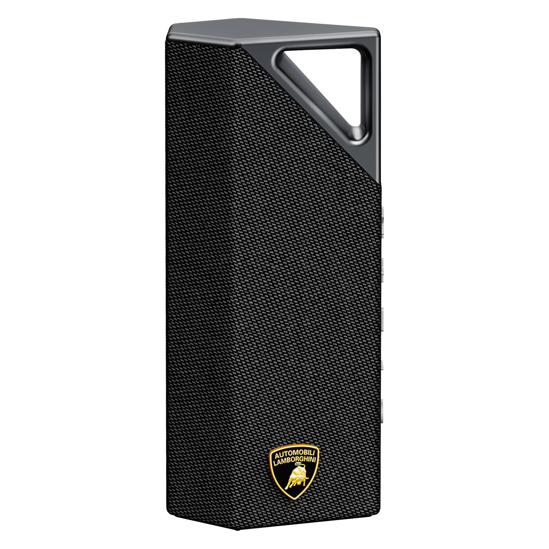 Bugani Brief Bluetooth-Lautsprecher black+silver (10 h) (BS12305LAMBOBS)