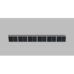 Montage Set Flachdach Süd 6 Module