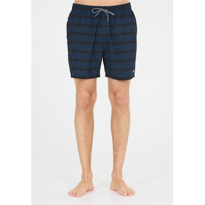 Badeshorts CRUZ "Danyel", Herren, Gr. XL, US-Größen, blau, Elasthan, Polyester, gestreift, Badehosen Badeshorts, Aus atmungsaktivem Material