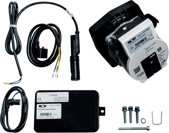 Wolf Set Pumpenkopf Hocheff., Strombox 2074871 Flowswitch