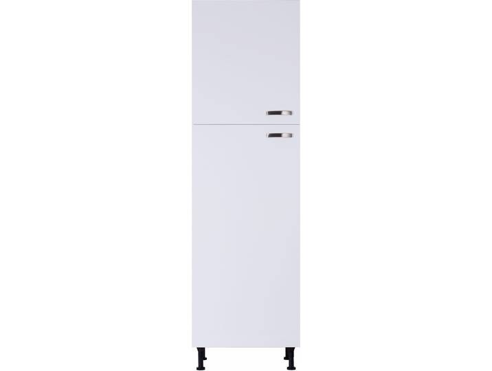 Kühlumbauschrank KOCHSTATION KS-Cara , weiss (weiß), B:60cm H:211,8cm T:58,4cm, Schränke, Kühlumbauschrank