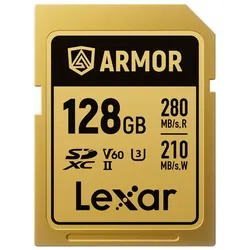 Lexar Armor Gold SDXC 128GB V60 UHS-II