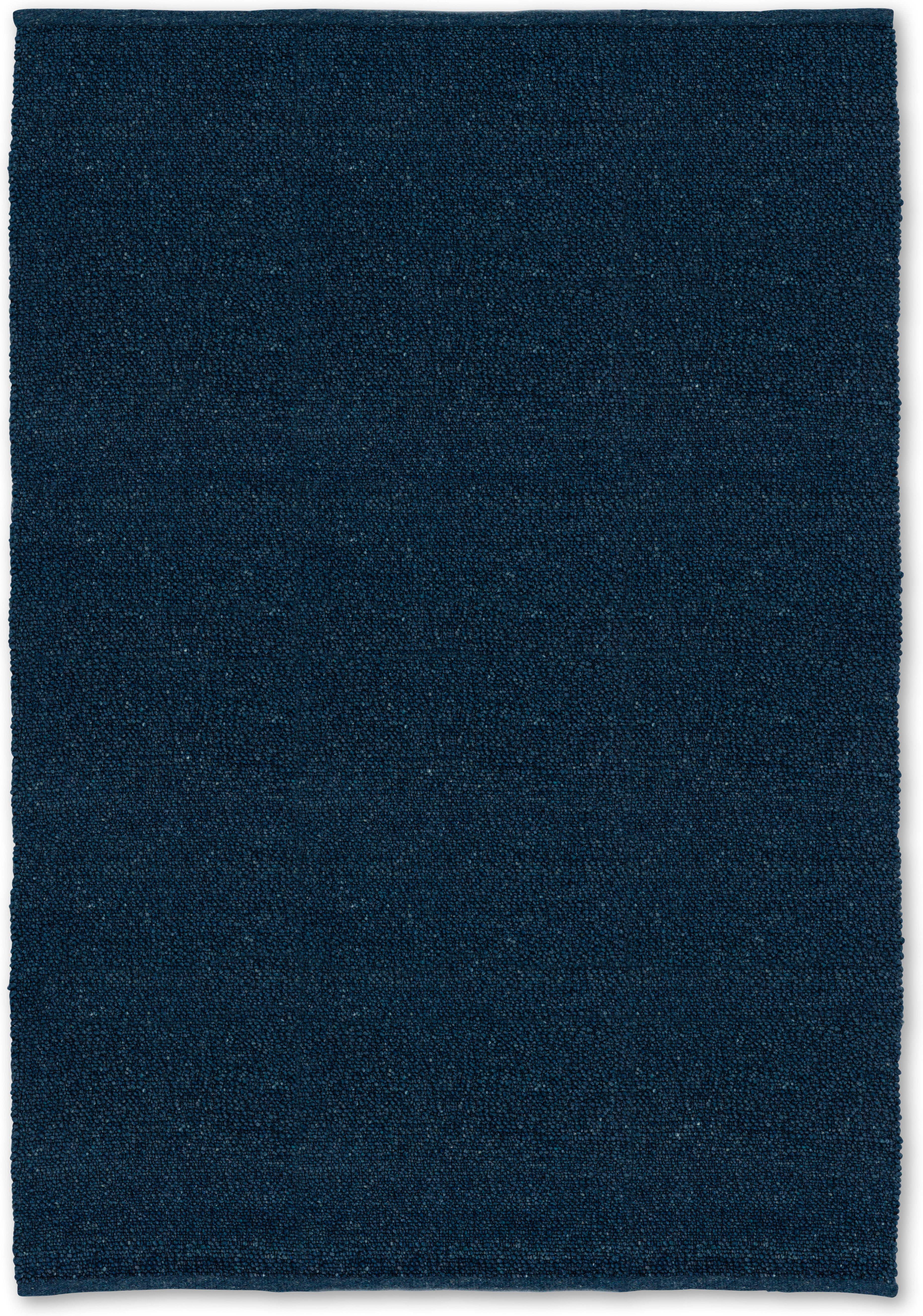 Wollteppich "Junika", blau (dunkelblau), B:200cm H:8mm L:300cm, Polyester, Wolle, SCHÖNER WOHNEN-KOLLEKTION, Teppiche, Wollteppich, Indoor, natürliches Material dunkelblau B : 200cm 1 Stk., 8mm, L: 300cm