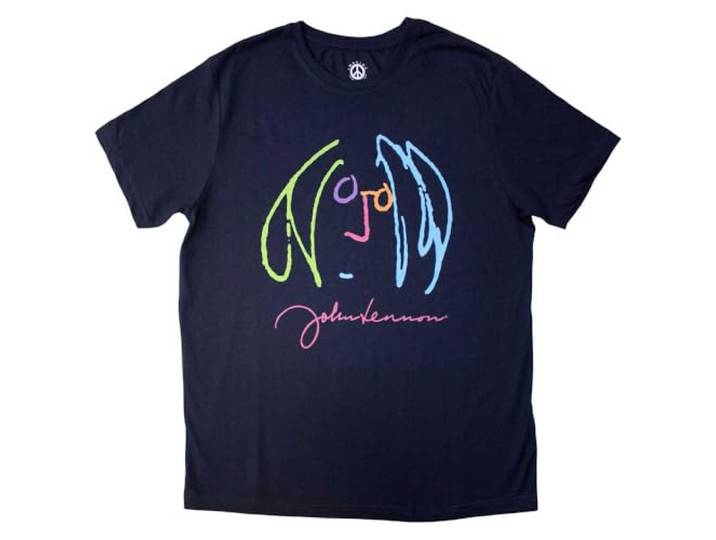 John Lennon - SELF PORTRAIT T-shirt - Volwassenen, Marineblauw, XL