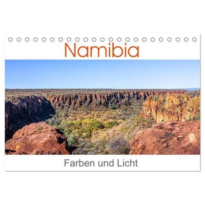 Namibia - Farben und Licht (Tischkalender 2027 DIN A5 quer), CALVENDO Monatskalender