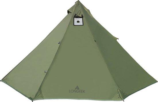 Tipi-Zelt für 1-4 Personen - Leicht, wasserdicht und schnell aufzubauen in der Natur