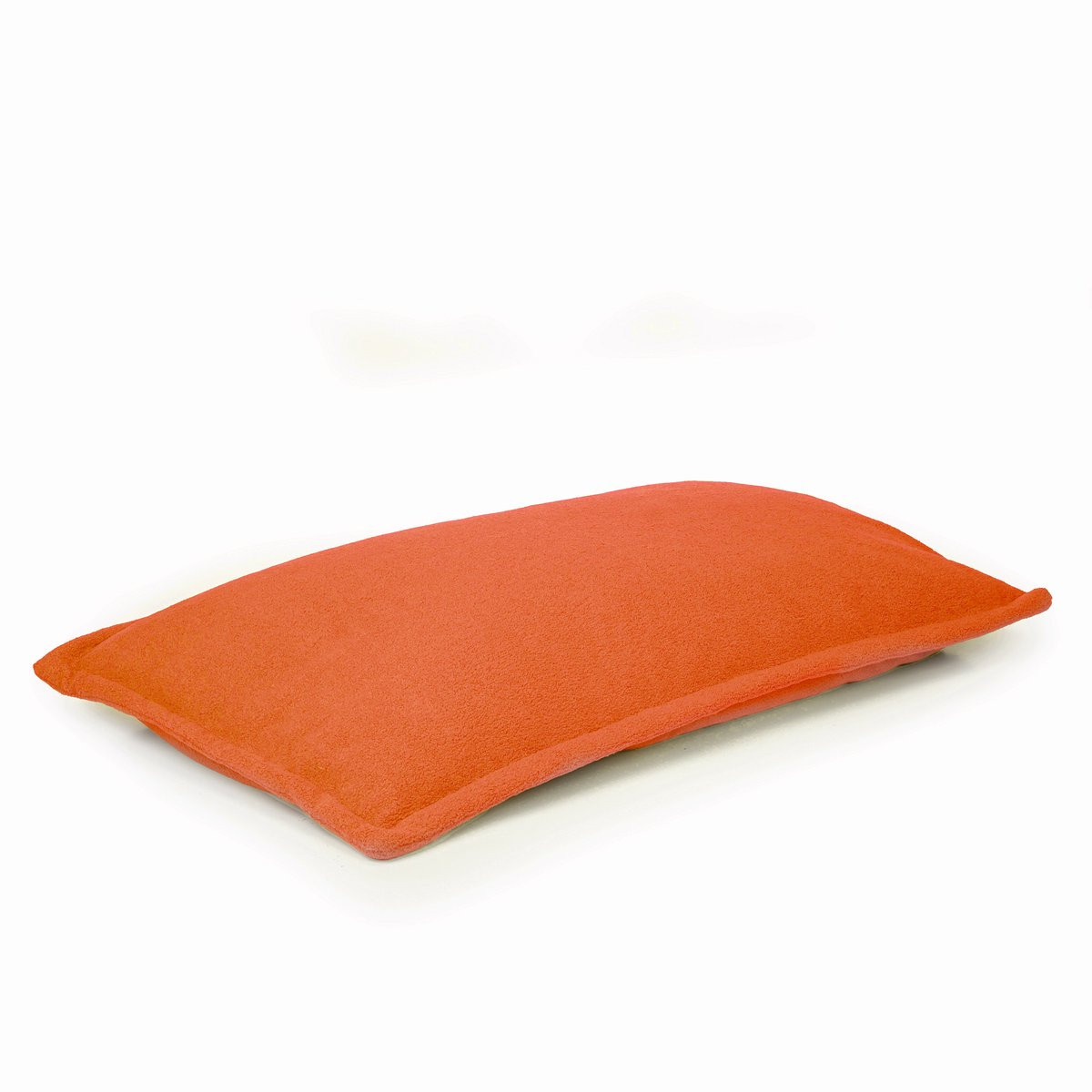 Drop & Sit Teddy Kussen Oranje B: 150 cm, H: 100 cm