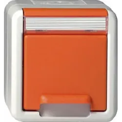 Gira SCHUKO-Steckdose KD + BSF WG AP Orange 4440309