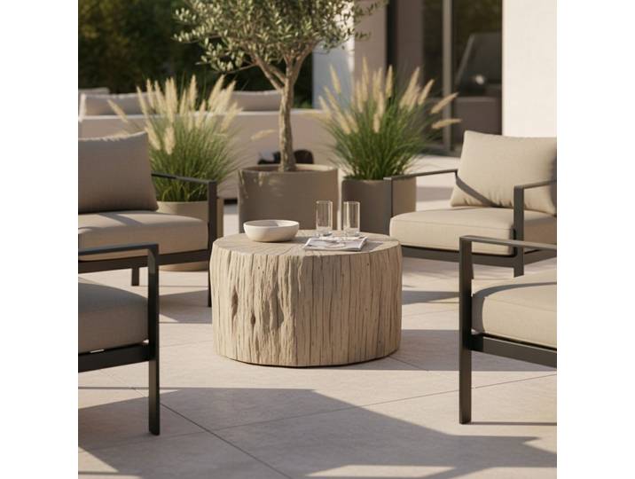 Loungetisch Daintree Faserbeton Rotbraun