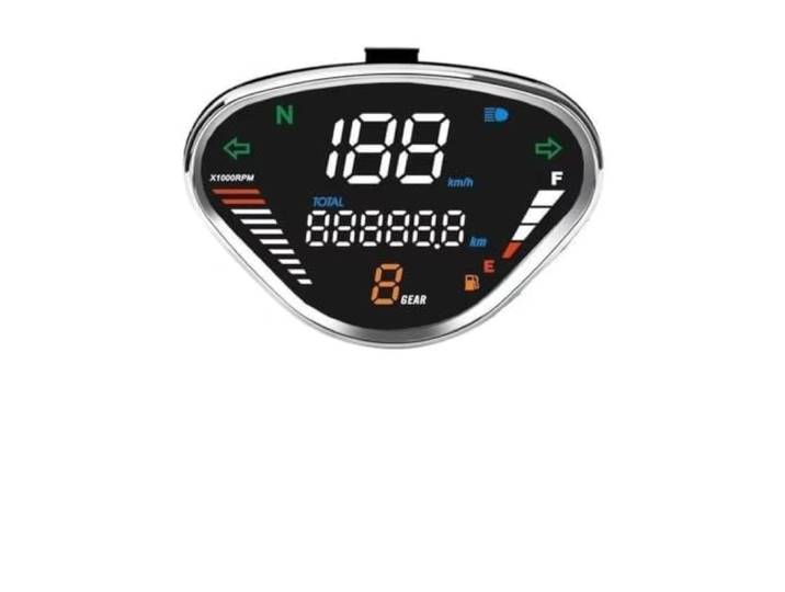 Für DAX 70 CT50 CT70 Jialing70 Kilometerzähler Motorrad-MESSGERÄT DIGITALE Instrumentenbaugruppe Einstellbare Fahrzeit CYPMDW