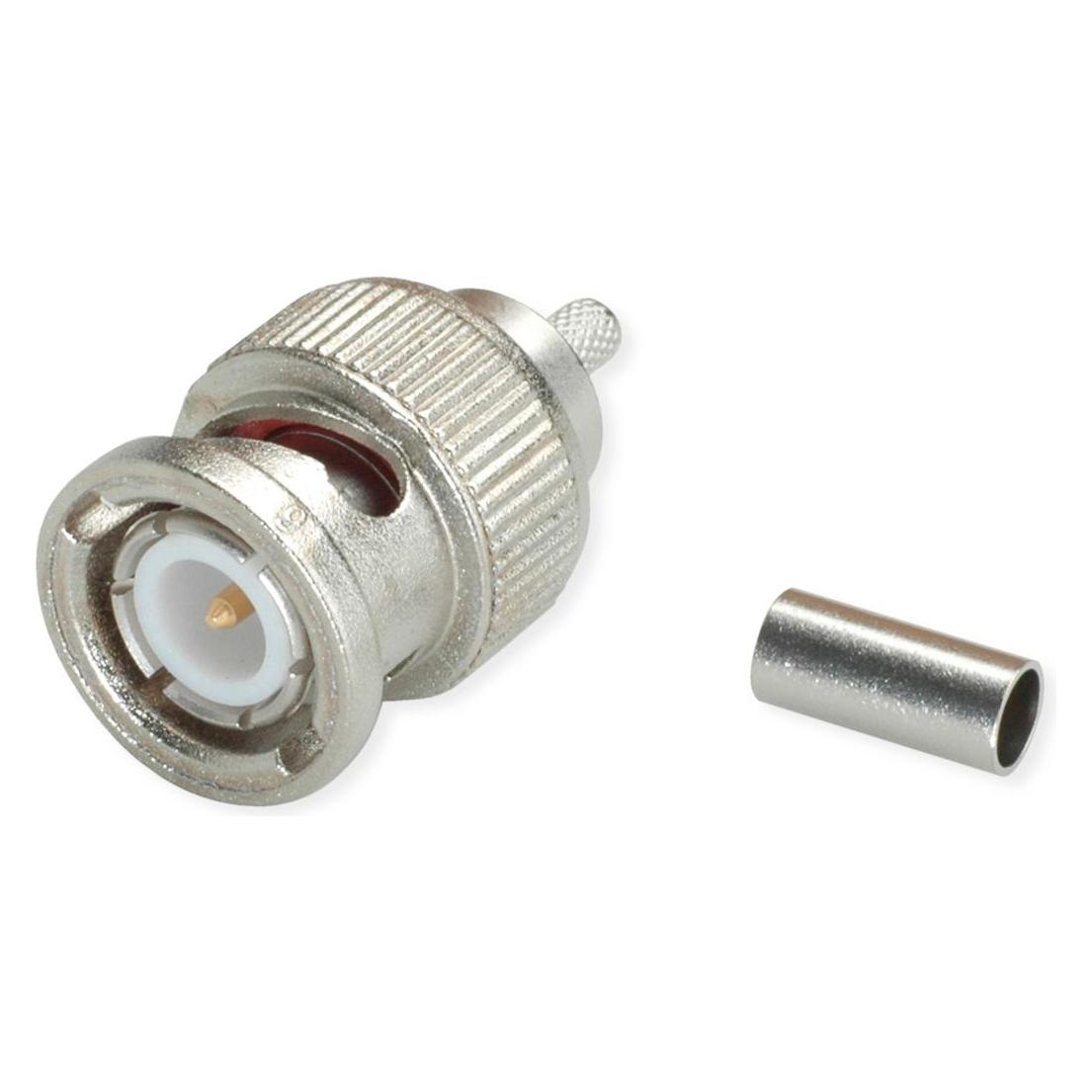 Telegärtner BNC-Kabelstecker Crimp G08 50 Ohm, crimp/crimp, Professional, A2620, G08 (RD-316) (J01000A0043)